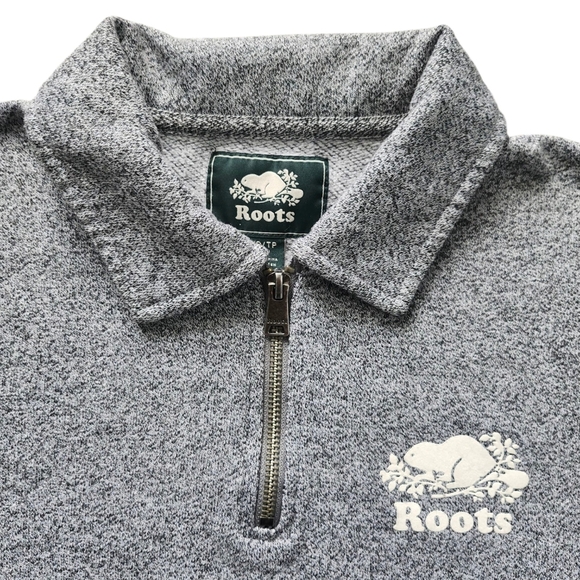 Roots Salt And Pepper Zip Polo - Picture 3 of 5